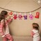 Valentine's Day Craft Kits for Kids and DIY Craft Ornaments Valentine-themed classroom games Papercraft Hanging Ornament for Valentine's Day Decorations (24 Sets)
